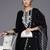 Floral Embroidered Straight Kurta with Trousers & Dupatta