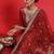 Ethnic Motifs Embroidered Sequinned Kurta With Trousers & Dupatta