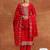 Pink Ethnic Motifs Sequinned Kurta With Trousers & Dupatta
