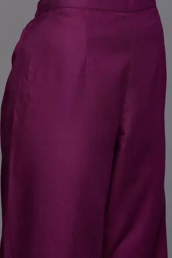 Women Yoke Design Regular Gotta Patti Kurta with Palazzos & With Dupatta