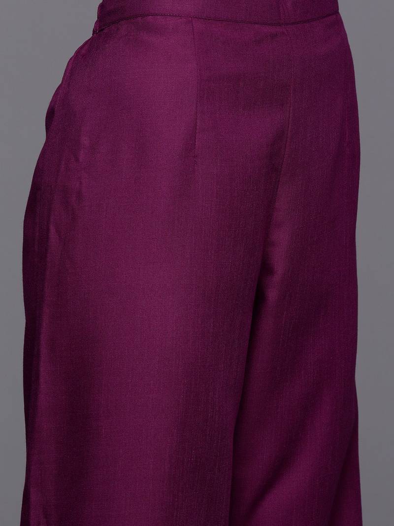 Women Yoke Design Regular Gotta Patti Kurta with Palazzos & With Dupatta