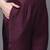 Women Purple Ethnic Motifs Yoke Design Thread Work Kurta with Trousers & Dupatta