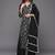 Women Black Floral Printed Kurta with Trousers & With Dupatta