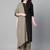 Women Black & Cream Printed Cotton Blend Kurta Set