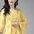 Women Yellow Ethnic Motifs Printed Regular Kurta with Trousers & With Dupatta