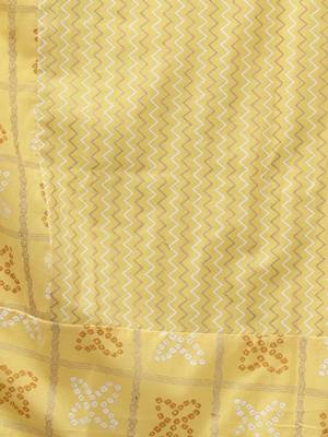 Women Yellow Ethnic Motifs Printed Regular Kurta with Trousers & With Dupatta 5