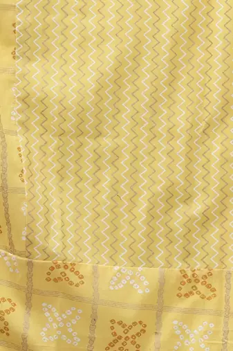 Women Yellow Ethnic Motifs Printed Regular Kurta with Trousers & With Dupatta