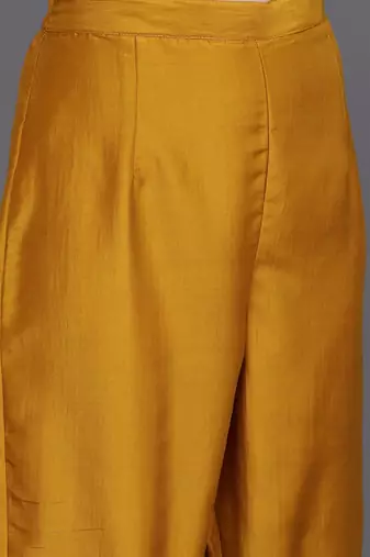 Floral Embroidered Thread Work Kurta with Trousers & Dupatta