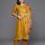 Floral Embroidered Thread Work Kurta with Trousers & Dupatta