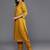 Floral Embroidered Thread Work Kurta with Trousers & Dupatta