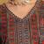 Blue Red Women Floral Printed Regular Cotton Kurta with Trousers & Dupatta Set
