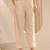 Light Peach Ethnic Motifs Floral Embroidered Zari Straight Kurta with Trousers & Dupatta