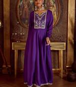 Women Embroidered Empire Kurta with Trousers & With Dupatta