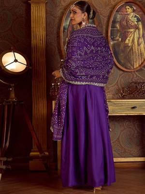 Women Embroidered Empire Kurta with Trousers & With Dupatta 5