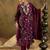 Women Floral Embroidered Regular Thread Work Kurta with Trousers & With Dupatta