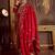 Women Floral Embroidered Empire Kurta with Trousers & With Dupatta