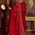 Women Floral Embroidered Empire Kurta with Trousers & With Dupatta