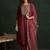 Women Floral Embroidered Regular Kurta with Trousers & With Dupatta