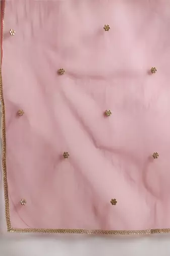 Women Floral Embroidered Regular Kurta with Trousers & With Dupatta
