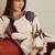 Women Floral Printed Regular Sequinned Kurta with Palazzos