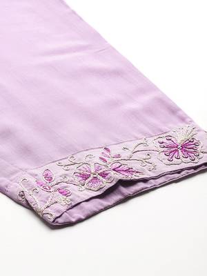 Ethnic Motifs Embroidered Kurta with Trousers & With Dupatta 9
