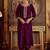 Floral Embroidered Zari Kurta with Trousers & Dupatta