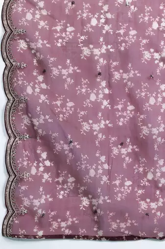 Women Floral Embroidered Thread Work Kurta with Trousers & Dupatta