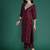 Women Floral Embroidered Thread Work Kurta with Trousers & Dupatta
