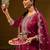 Ethnic Motifs Embroidered Gotta Patti Straight Kurta With Trousers & Dupatta
