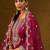 Ethnic Motifs Embroidered Gotta Patti Straight Kurta With Trousers & Dupatta