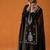 Floral Embroidered Straight Thread Work Kurta with Trousers & Dupatta