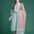 Floral Printed Pure Cotton Kurta With Trousers & Dupatta