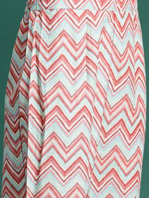 Floral Printed Pure Cotton Kurta With Trousers & Dupatta 4