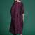 Floral Embroidered Sequinned Kurta With Trousers & Dupatta