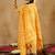 Floral Printed Thread Work Straight Kurta With Trousers & Dupatta