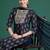Ethnic Motifs Printed Sequinned Pure Cotton Kurta With Trousers & Dupatta