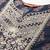 Ethnic Motifs Printed Sequinned Pure Cotton Kurta With Trousers & Dupatta