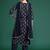 Ethnic Motifs Printed Sequinned Pure Cotton Kurta With Trousers & Dupatta