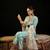 Floral Embroidered Notched Neck Straight Kurta with Trousers & Dupatta