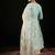 Floral Embroidered Notched Neck Straight Kurta with Trousers & Dupatta