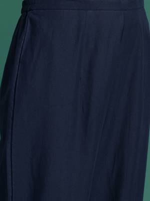 floral printed  cotton kurta with trousers & dupatta 3