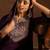 Burgundy Ethnic Motifs Zari Embroidered Kurta with Trousers & Dupatta