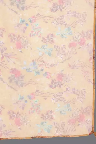 Floral Embroidered Regular Sequinned Liva Kurta with Palazzos & With Dupatta