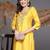 Floral Embroidered Regular Sequinned Liva Kurta with Palazzos & With Dupatta