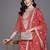 Floral Embroidered Regular Sequinned Kurta With Trousers & Dupatta