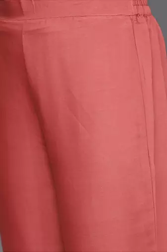 Floral Embroidered Regular Sequinned Kurta With Trousers & Dupatta