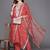 Floral Embroidered Regular Sequinned Kurta With Trousers & Dupatta