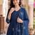 Women Ethnic Motifs Embroidered Pleated Thread Work Kurta with Trousers & With Dupatta