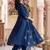 Women Ethnic Motifs Embroidered Pleated Thread Work Kurta with Trousers & With Dupatta
