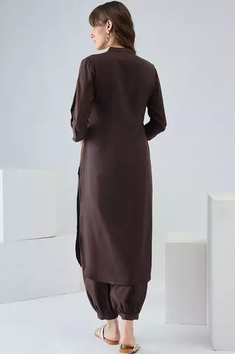 Women Regular Pure Cotton Kurta with Harem Pants